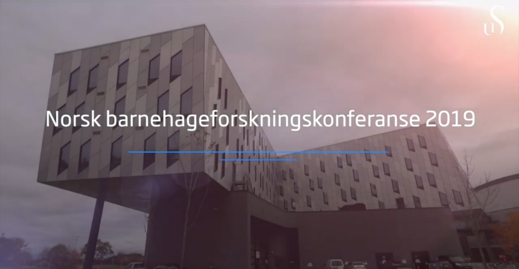 Film fra Norsk barnehageforskningskonferanse