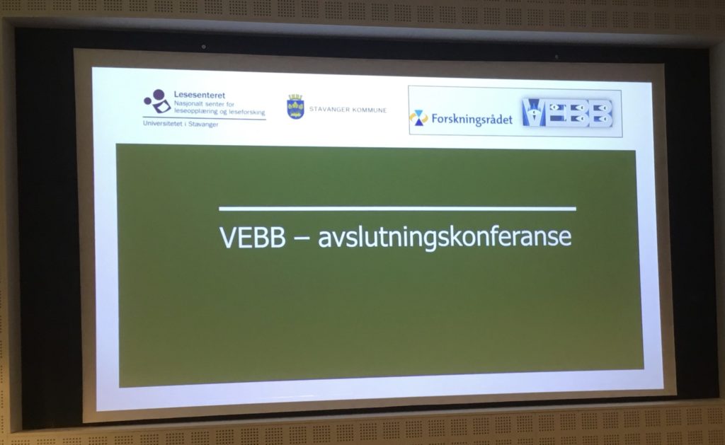 Avslutningskonferanse for VEBB